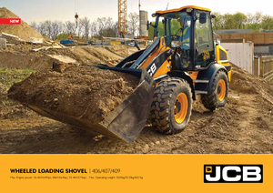Gumikerekes homlokrakodók JCB 406