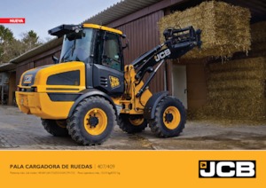 Gumikerekes homlokrakodók JCB 409