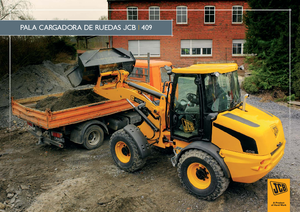 Gumikerekes homlokrakodók JCB 409