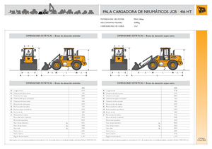 Gumikerekes homlokrakodók JCB 416 HT