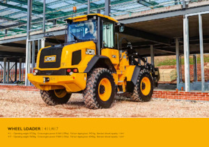 Gumikerekes homlokrakodók JCB 417 HT