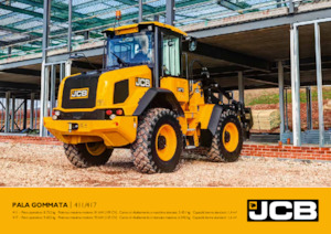Gumikerekes homlokrakodók JCB 417 HT