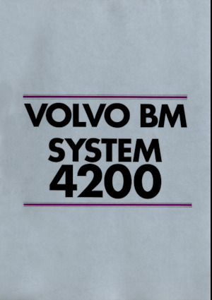 Gumikerekes homlokrakodók Volvo 4200