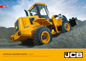 Gumikerekes homlokrakodók JCB 422ZX