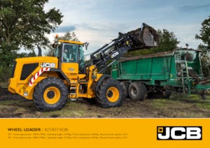 Gumikerekes homlokrakodók JCB 427 Agri