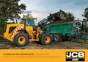 Gumikerekes homlokrakodók JCB 427 Agri