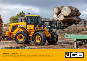 Gumikerekes homlokrakodók JCB 427 HT