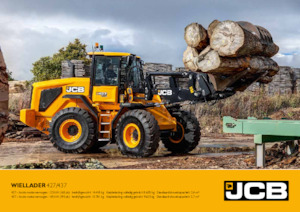 Gumikerekes homlokrakodók JCB 427 HT