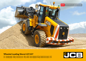 Gumikerekes homlokrakodók JCB 427 HT