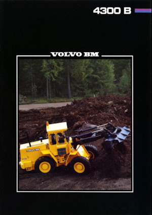 Gumikerekes homlokrakodók Volvo 4300 B