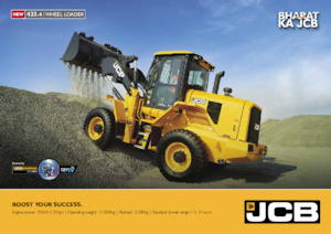 Gumikerekes homlokrakodók JCB 433-4