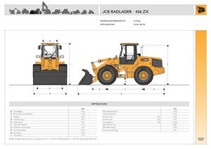Gumikerekes homlokrakodók JCB 436 ZX