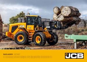 Gumikerekes homlokrakodók JCB 427 HT