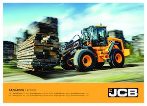 Gumikerekes homlokrakodók JCB 437 ZX