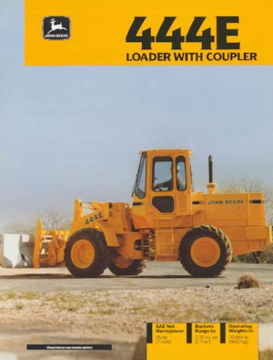 Gumikerekes homlokrakodók John Deere Construction 444 E