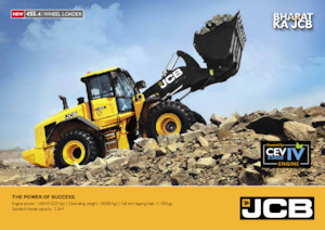 Gumikerekes homlokrakodók JCB 455-4