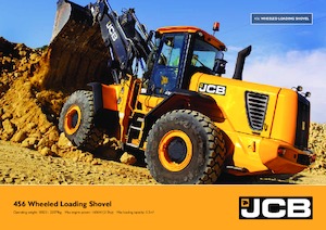 Gumikerekes homlokrakodók JCB 456