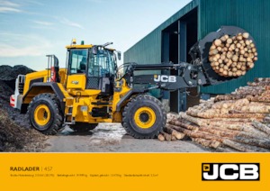 Gumikerekes homlokrakodók JCB 457 HT