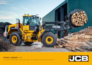 Gumikerekes homlokrakodók JCB 457 HT
