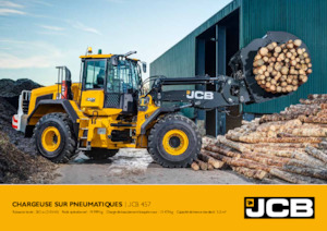 Gumikerekes homlokrakodók JCB 457 HT