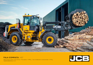 Gumikerekes homlokrakodók JCB 457 HT