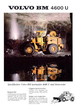 Gumikerekes homlokrakodók Volvo 4600 U