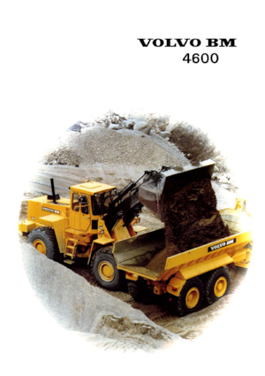 Gumikerekes homlokrakodók Volvo 4600