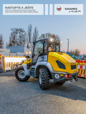 Gumikerekes homlokrakodók Kramer 5040