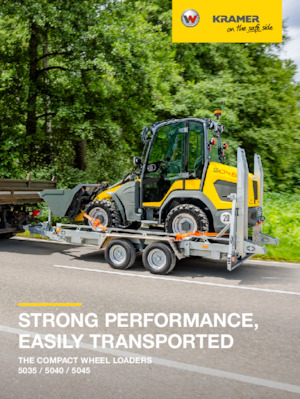 Gumikerekes homlokrakodók Kramer 5040