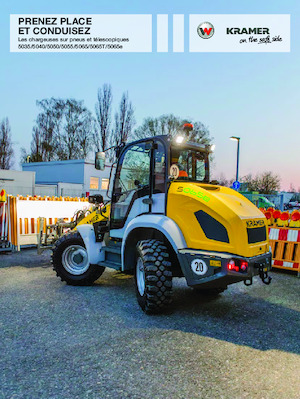 Gumikerekes homlokrakodók Kramer 5040