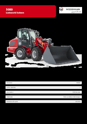 Gumikerekes homlokrakodók Weidemann 5080