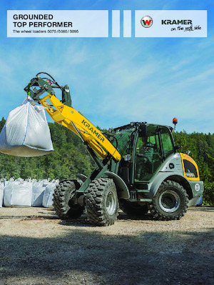 Gumikerekes homlokrakodók Kramer 5085L