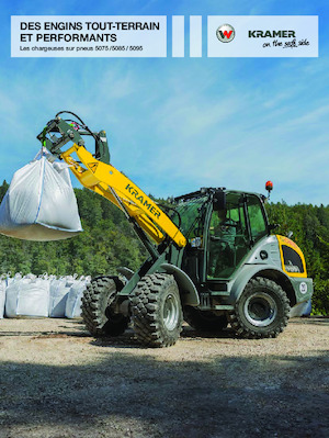 Gumikerekes homlokrakodók Kramer 5085L