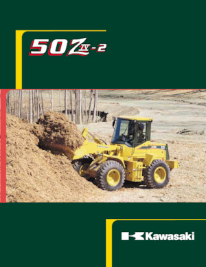 Gumikerekes homlokrakodók Kawasaki 50Z IV-2
