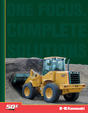 Gumikerekes homlokrakodók Kawasaki 50Z V