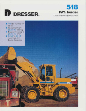 Gumikerekes homlokrakodók International Harvester 518