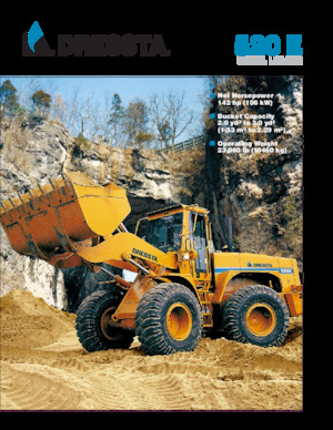 Gumikerekes homlokrakodók Dressta 520 E