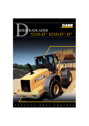 Gumikerekes homlokrakodók Case 521 DXT