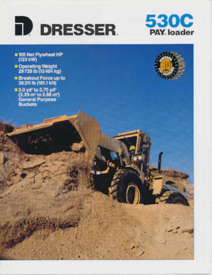 Gumikerekes homlokrakodók Furukawa (ex Dresser/IHC) 530 C