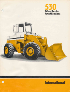 Gumikerekes homlokrakodók International Harvester 530