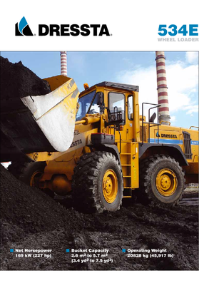 Gumikerekes homlokrakodók Dressta 534 E