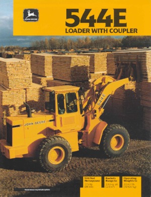 Gumikerekes homlokrakodók John Deere Construction 544 E TC