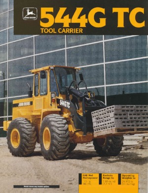 Gumikerekes homlokrakodók John Deere Construction 544 G-TC