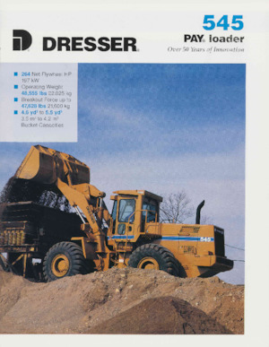 Gumikerekes homlokrakodók Dresser 545