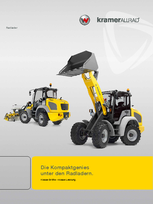 Gumikerekes homlokrakodók Kramer 650