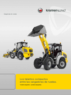 Gumikerekes homlokrakodók Kramer 650