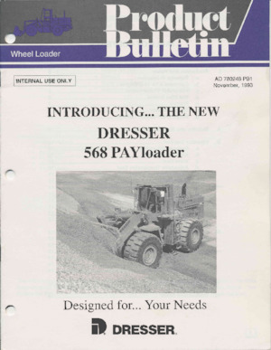 Gumikerekes homlokrakodók International Harvester 568