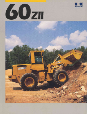 Gumikerekes homlokrakodók Kawasaki 60Z II