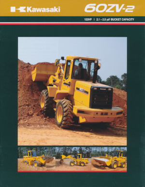 Gumikerekes homlokrakodók Kawasaki 60Z V-2