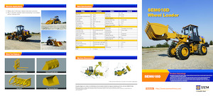 Gumikerekes homlokrakodók SEM 618D